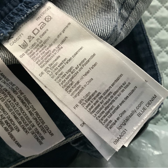 Old Navy High Waisted Wide Leg Jean 10Tall - Picture 5 of 5